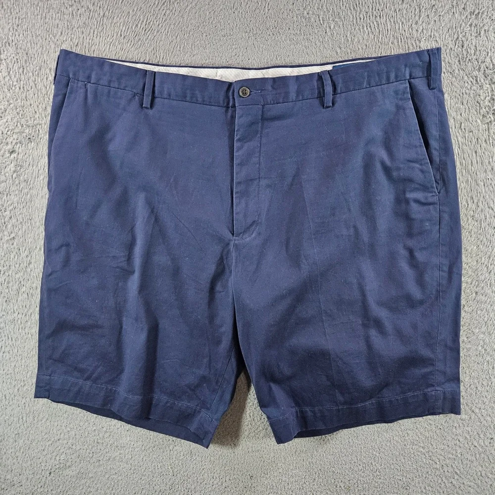 Polo Ralph Lauren Mens Navy Blue Stretch Classic Fit Chino Shorts Size 44